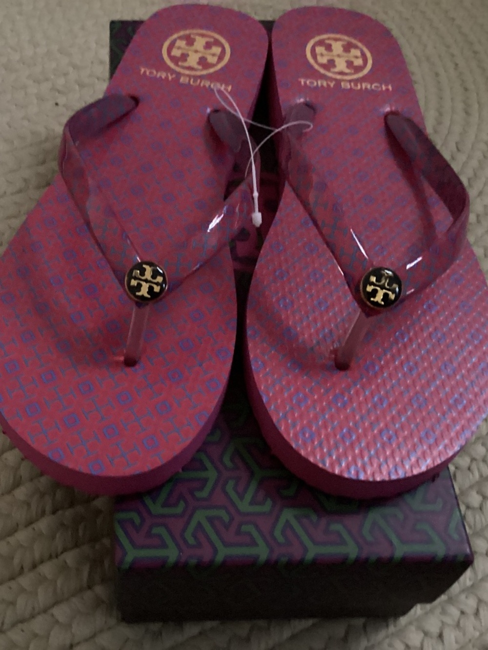 Tory Burch Flip Flops NWT size 8